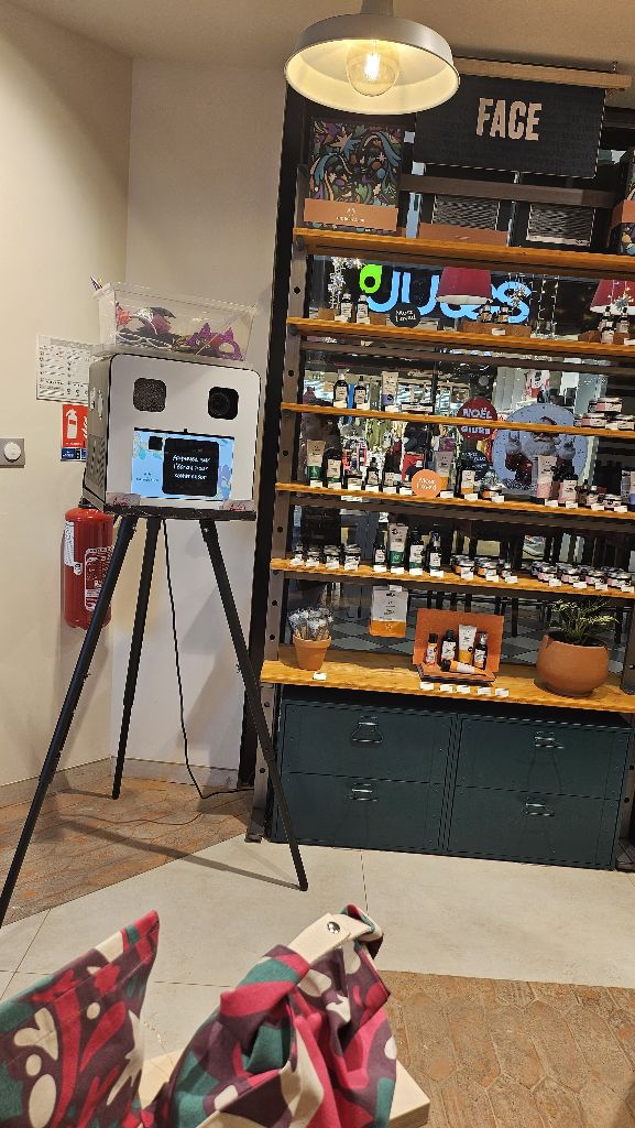 Ouvertures The Body Shop Réunion - Installation photobooth